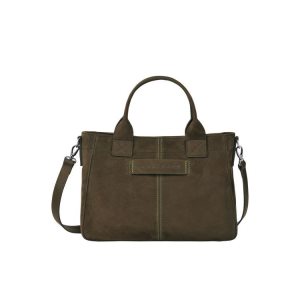 Top-handle Bags Longchamp S Cuero Kaki | 563124RXV