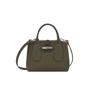 Top-handle Bags Longchamp S Cuero Kaki | 813950CRO