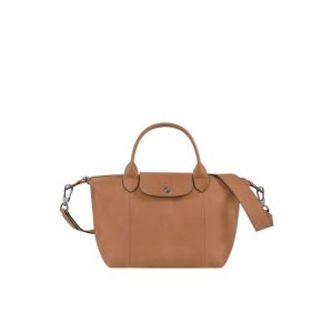 Top-handle Bags Longchamp S Hazelnut Cuero Beige | 894023NTK