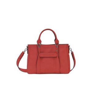 Top-handle Bags Longchamp S Terracotta Cuero Naranjas | 086921PAH