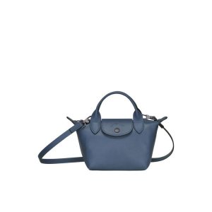 Top-handle Bags Longchamp Xs Cuero Azules | 187956BYP
