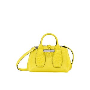 Top-handle Bags Longchamp Xs Cuero Limón | 049158UVL