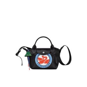 Top-handle Bags Longchamp Xs Cuero Negras | 965284NXF