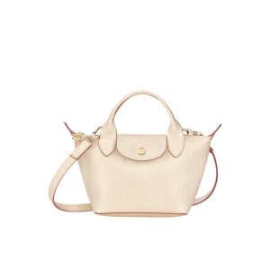 Top-handle Bags Longchamp Xs Ecru Cuero Beige | 435290NKE