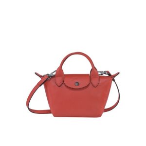 Top-handle Bags Longchamp Xs Terracotta Cuero Naranjas | 107539SKR