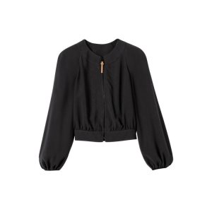 Tops & Blouses Longchamp Lana Negras | 890456GIA