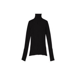 Tops & Blouses Longchamp Sueter Lana Negras | 751298JUZ