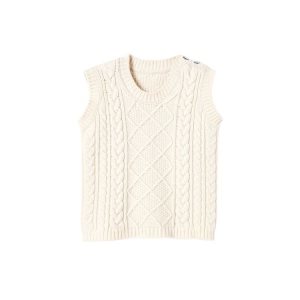 Tops & Blouses Longchamp Tank Ecru Lana Beige | 027943LNZ