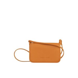 Wallets On Chain Longchamp On Saffron Cuero Naranjas | 205948TOQ