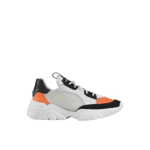Zapatillas Longchamp Cuero Naranjas | 296350TXQ