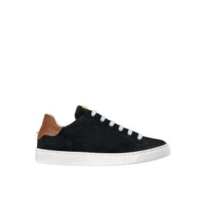 Zapatillas Longchamp Cuero Negras | 374186TYX