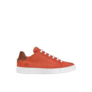 Zapatillas Longchamp Terracotta Cuero Naranjas | 948627ZBV